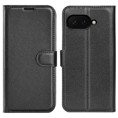 For Google Pixel 9A Pattern Single Folded Edge Folio Flip Leather Wallet Phone Case