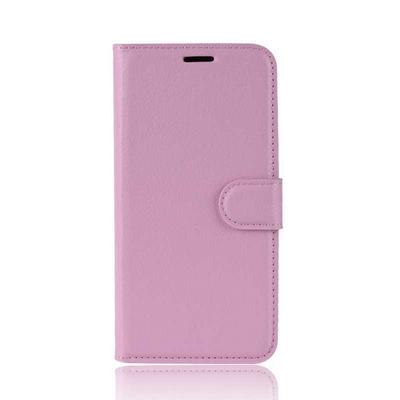 Lichee Pattern Side Flip Wallet Style PU Leather + Soft TPU Card Holder with Stand and Magnetic Buckle Case for Huawei P30 Pro 