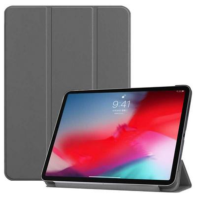 Custer Solid Color Trid-fold Viewing Stand PU Leather Auto Wake Up Protective Cover Case iPad Pro 11（2018） 