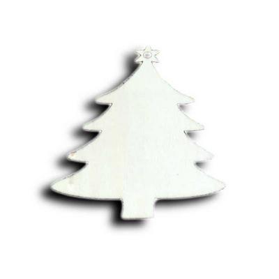 10PCS Snowflake Star Santa Claus Boots Bells Christmas Tree Hanging Wooden Decorations 