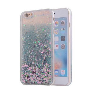 Glitter Powder Liquid Quicksand Anti-Scratch Soft TPU Edge Back Cover Protective Case for iPhone 6 / 6S