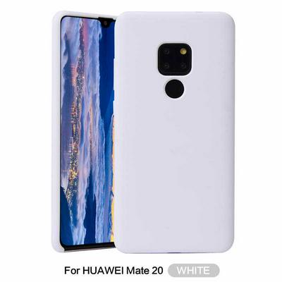 Solid Color Anti-Scratch Silky Soft Touch Silicone Back Cover Protective Case for Huawei Mate 20
