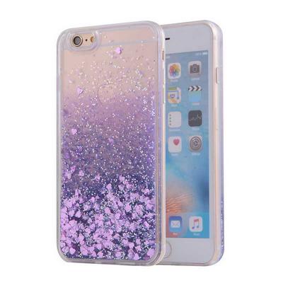 Glitter Powder Liquid Quicksand Anti-Scratch Soft TPU Edge Back Cover Protective Case for iPhone 6 / 6S
