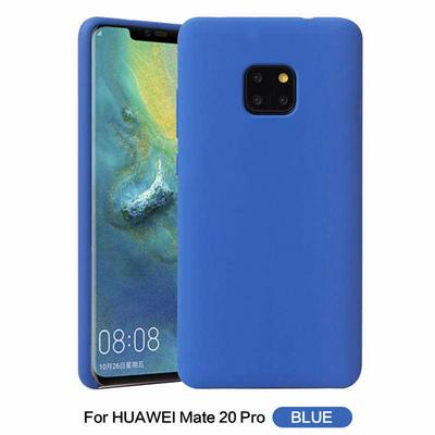 Solid Color Anti-Scratch Silky Soft Touch Silicone Back Cover Protective Case for Huawei Mate 20 Pro