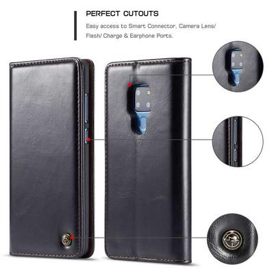 CaseMe 003 Series Card Holder Wallet Style with Stand and Magnetic Flip PU Leather + PC Cover Case for Huawei Mate 20