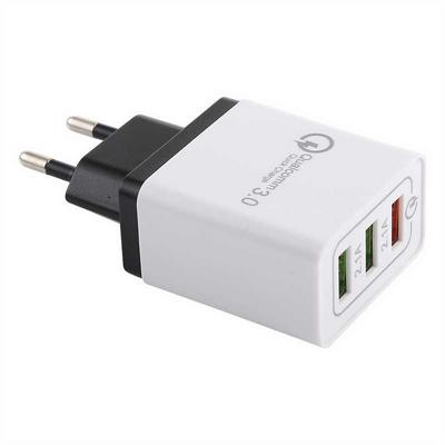 AR-QC-03 2.1A 3 USB Ports Quick Charger Travel Charging EU Plug HUB Charger