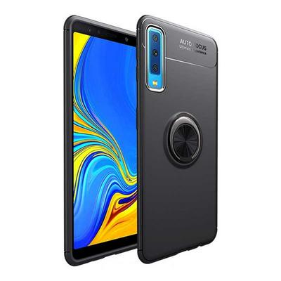 Ultra Thin Soft TPU with 360 Degree Rotatable Stand Back Cover Car Holding Case for Samsung Galaxy A7 2018