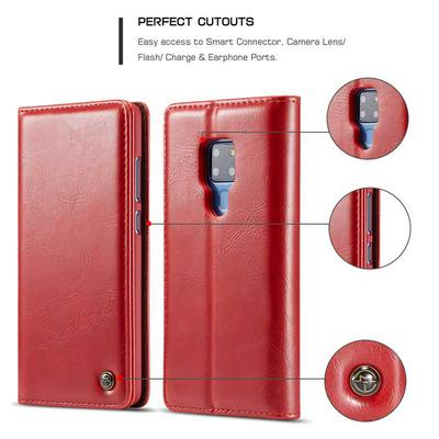 CaseMe 003 Series Card Holder Wallet Style with Stand and Magnetic Flip PU Leather + PC Cover Case for Huawei Mate 20