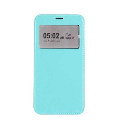 Roar Noble Leather View Series View Window Flip Stand PU Leather Case for iPhone Xs Max 6.5 