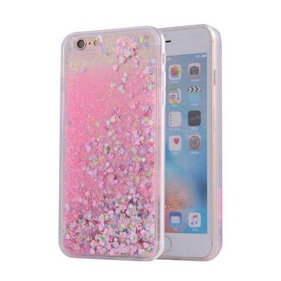 Glitter Powder Liquid Quicksand Anti-Scratch Soft TPU Edge Back Cover Protective Case for iPhone 6 / 6S