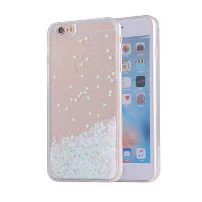 Glitter Powder Liquid Quicksand Anti-Scratch Soft TPU Edge Back Cover Protective Case for iPhone 6 / 6S