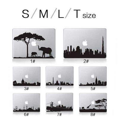Anti-Scratch Creative Stick Interesting Stickers Funny Pictures Amusing Photos for Apple Macbook - Elephant