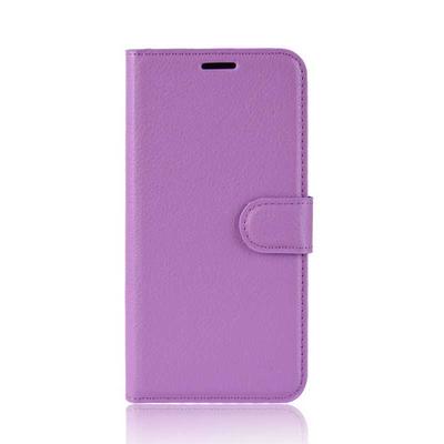 Lichee Pattern Side Flip Wallet Style PU Leather + Soft TPU Card Holder with Stand and Magnetic Buckle Case for Huawei P30 Pro 