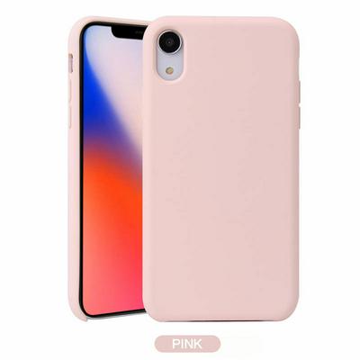 Solid Color Anti-Scratch Silky Soft Touch Silicone Back Cover Protective Case for iPhone Xs Max 6.5
