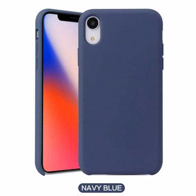Solid Color Anti-Scratch Silky Soft Touch Silicone Back Cover Protective Case for iPhone Xs Max 6.5