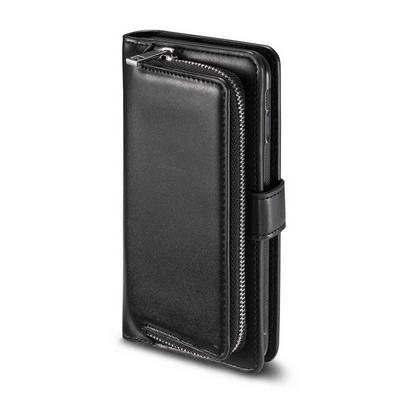 2 in 1 Wallet Style Magnetic Flip Zipper Pouch Card Slots TPU + PU Leather Case for Samsung Galaxy S8 / G9500 