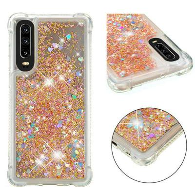 Bling Style Quicksand Anti-Scratch Soft TPU Back Cover Protective Case for Huawei P30