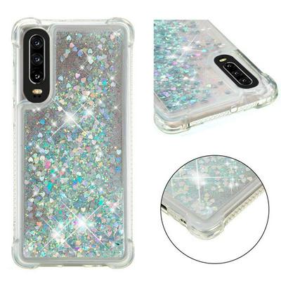 Bling Style Quicksand Anti-Scratch Soft TPU Back Cover Protective Case for Huawei P30
