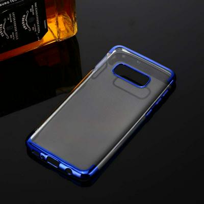 Three-Section Electroplated with Independent Buttons Soft TPU Back Cover Protective Case for Samsung Galaxy S10