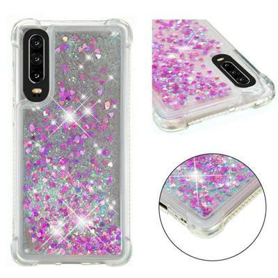 Bling Style Quicksand Anti-Scratch Soft TPU Back Cover Protective Case for Huawei P30