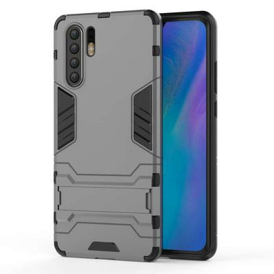 Armor 2 in 1 Detachable Shockproof Anti-Scratch Hard PC + Soft TPU with Stand Protective Case for Huawei P30 Pro