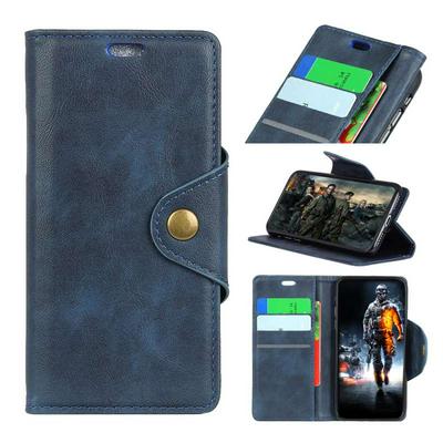 Solid Color PU Leather + Soft TPU Card Slots with Stand Support Wallet Copper Buckle Protective Case for Phone XR 6.1 