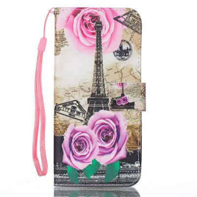 Colored Painting Side Flip Shockproof Side Flip PU Leather + Soft TPU Wrist Strap with Card Slots Stand and Magnetic Buckle Protective Case for Huawei P30 Pro