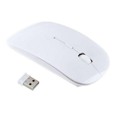 1600 DPI USB Optical Silent Mute Laptop Wireless Mouse 2.4G Receiver Super Slim Mouse 
