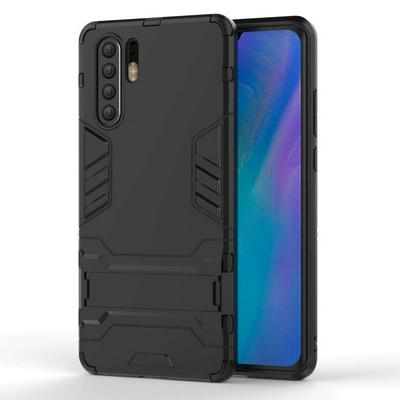 Armor 2 in 1 Detachable Shockproof Anti-Scratch Hard PC + Soft TPU with Stand Protective Case for Huawei P30 Pro