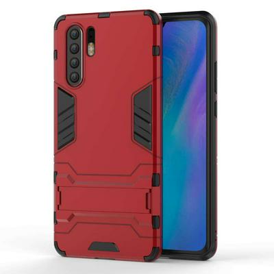 Armor 2 in 1 Detachable Shockproof Anti-Scratch Hard PC + Soft TPU with Stand Protective Case for Huawei P30 Pro