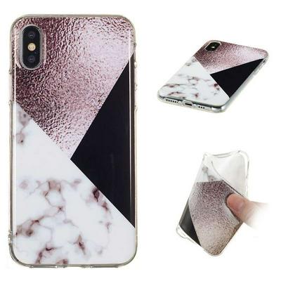 Colored Painting IMD Craft Anti-Scratch Soft TPU Back Cover Protective Case for iPhone X / XS