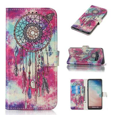 Marble Pattern Shockproof Side Flip PU Leather + Soft TPU Card Slots with Stand and Magnetic Buckle Wallet Protective Case for Samsung Galaxy S10