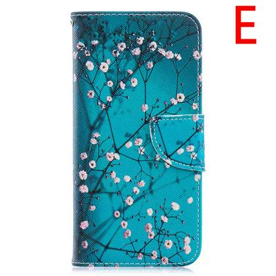 Colored Painting Shockproof Side Flip PU Leather + Soft TPU Card Slots with Magnetic Buckle and Stand Wallet Protective Case for Huawei Y6 (2019)