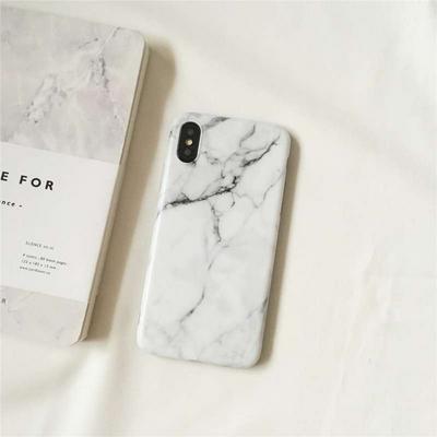 Marble Pattern Anti-Scratch Shockproof Soft TPU Back Cover Case for iPhone Xs Max 6.5