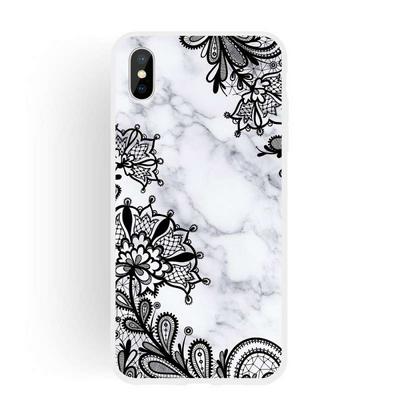 Colorful Pattern Shockproof Anti-Scratch Soft TPU Back Cover Case for iPhone Xs Max 6.5