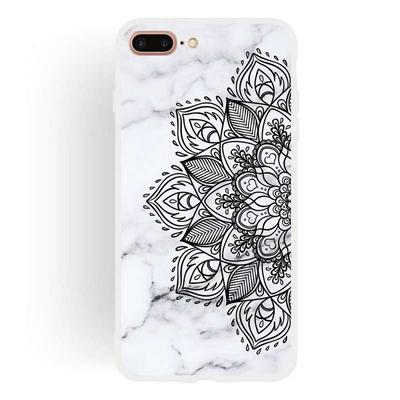 Colored Painting Anti-Scratch IMD Craft Soft TPU Back Cover Case for iPhone 7 Plus / 8 Plus