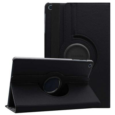 360 Degree Rotate Stand PC + PU Leather with Elastic Belt Protective Cover Case for Samsung Galaxy Tab A 10.1 (2019)/SM-T510 (Wi-Fi)/ SM-T515 (LTE)