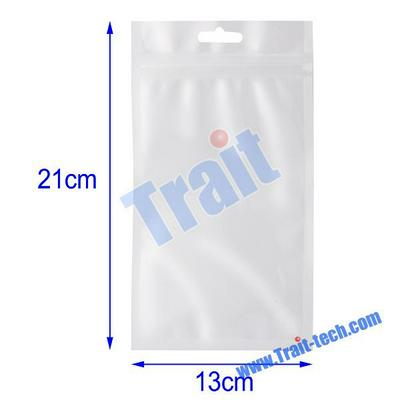 100Pcs/Pack Zip-lock Bag with Hanging Hole 13cmx21cmx0.1mm