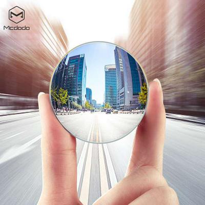 Blind Spot Mirror Round HD Glass Mirror Angle-adjustable Stick-on Safety Mirror