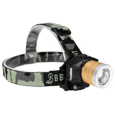 T6 LED Aluminum Rechargeable Headlight Outdoor Waterproof Fishing Hunting Head Hold Rotating Flashlight