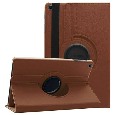 360 Degree Rotate Stand PC + PU Leather with Elastic Belt Protective Cover Case for Samsung Galaxy Tab A 10.1 (2019)/SM-T510 (Wi-Fi)/ SM-T515 (LTE)