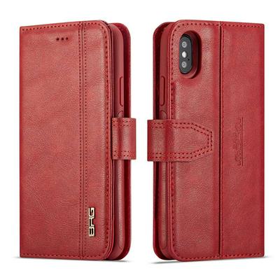 Solid Color Genuine Leather + Detachable Car Hold PC Card Slots with Stand and Wallet Cover Case for Samsung Galaxy S10