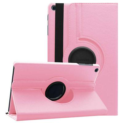 360 Degree Rotate Stand PC + PU Leather with Elastic Belt Protective Cover Case for Samsung Galaxy Tab A 10.1 (2019)/SM-T510 (Wi-Fi)/ SM-T515 (LTE)