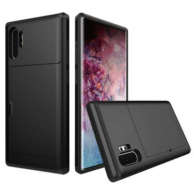 Armor 2 in 1 Detachable Shockproof Hard PC + Soft TPU Hybrid with Card Slot Back Cover Protective Case for Samsung Galaxy Note10+/Samsung Galaxy Note10 Pro