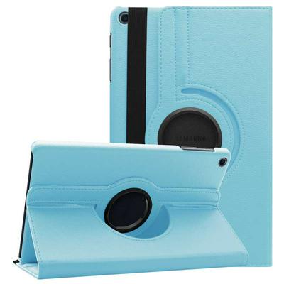 360 Degree Rotate Stand PC + PU Leather with Elastic Belt Protective Cover Case for Samsung Galaxy Tab A 10.1 (2019)/SM-T510 (Wi-Fi)/ SM-T515 (LTE)