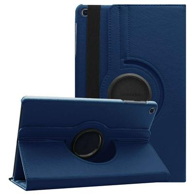 360 Degree Rotate Stand PC + PU Leather with Elastic Belt Protective Cover Case for Samsung Galaxy Tab A 10.1 (2019)/SM-T510 (Wi-Fi)/ SM-T515 (LTE)