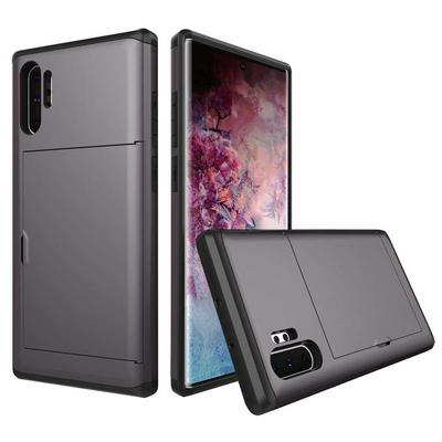 Armor 2 in 1 Detachable Shockproof Hard PC + Soft TPU Hybrid with Card Slot Back Cover Protective Case for Samsung Galaxy Note10+/Samsung Galaxy Note10 Pro