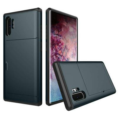 Armor 2 in 1 Detachable Shockproof Hard PC + Soft TPU Hybrid with Card Slot Back Cover Protective Case for Samsung Galaxy Note10+/Samsung Galaxy Note10 Pro