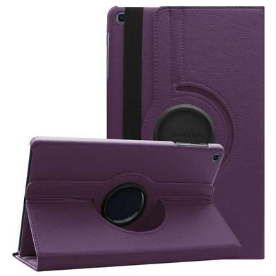 360 Degree Rotate Stand PC + PU Leather with Elastic Belt Protective Cover Case for Samsung Galaxy Tab A 10.1 (2019)/SM-T510 (Wi-Fi)/ SM-T515 (LTE)