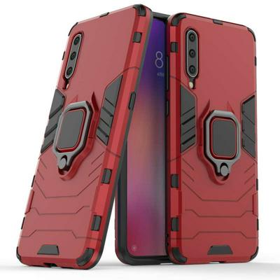 3 in 1 Detachable Hard PC + Soft TPU Hybrid with Magnetic Ring Holder Back Cover Protective Case for Samsung Galaxy A50